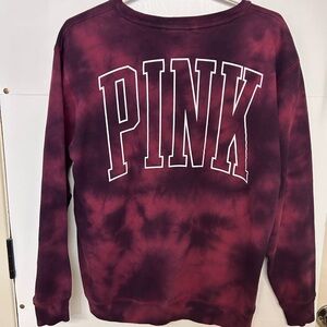 PINK Victoria's Secret Red Crewneck Sweater with Logo